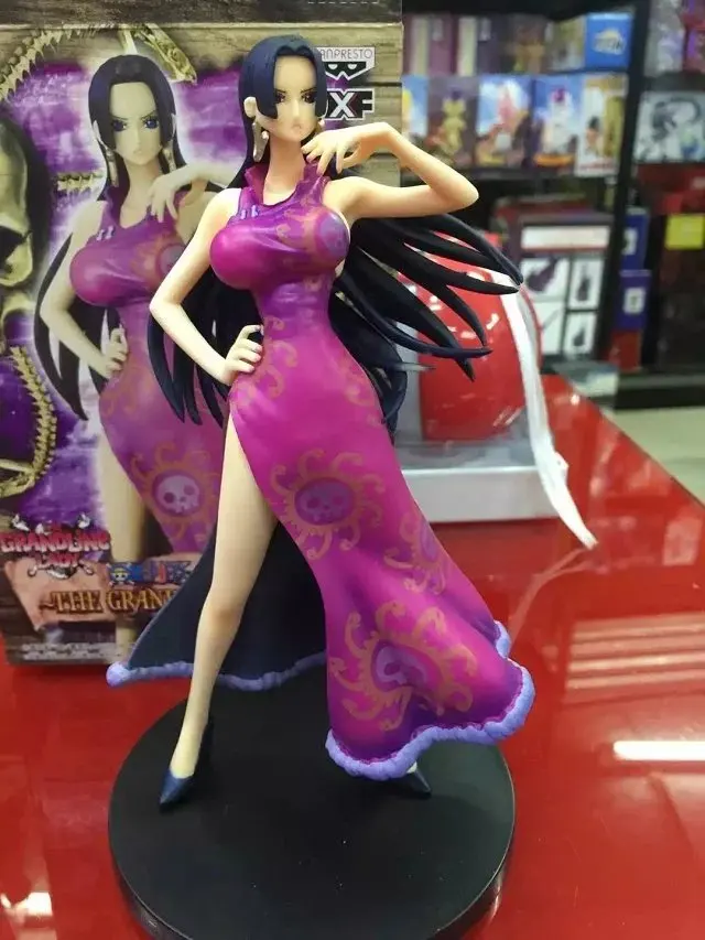 

Anime One Piece Grandline Lady vol.3 DXF Boa Hancock Sekil Koleksiyon Model Oyuncak PVC Action Figure Collectible Model Toy 15cm