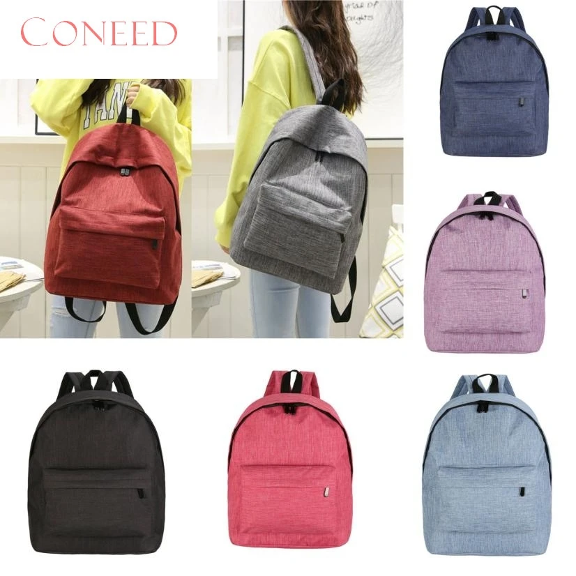 CONEED School Bags Charming Nice Women Travel Ant Pattern Canvas