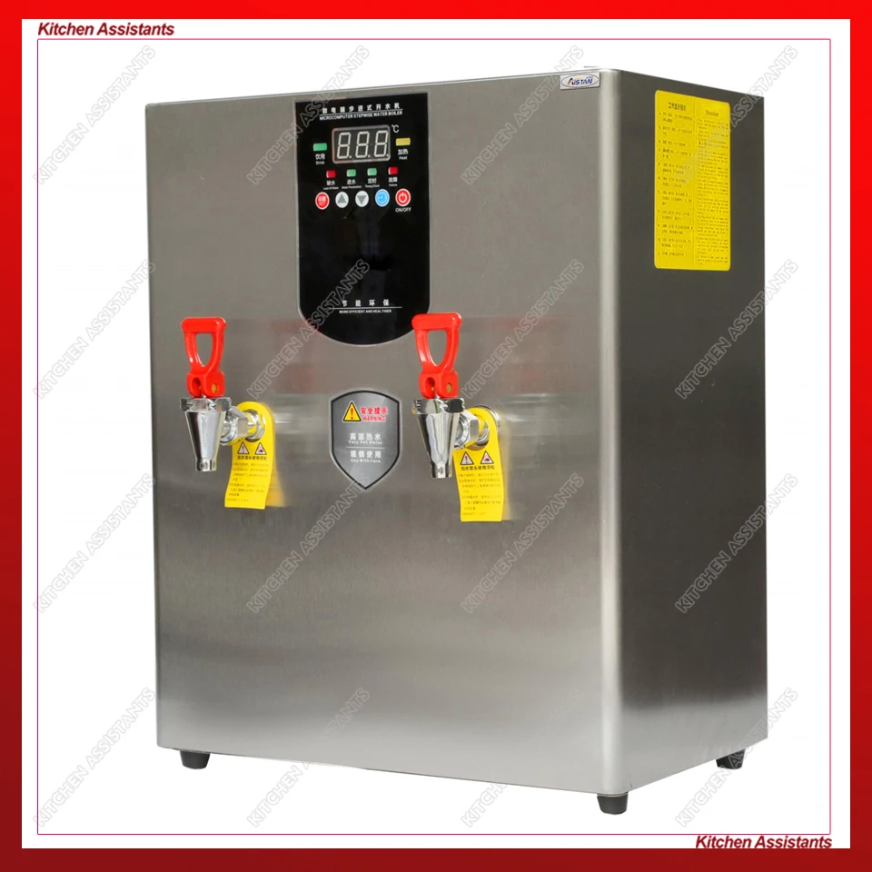 

KW30L Hotel Restaurant Equipment Stainless Steel Step water boiler Commercial Drinking Hot Water Boiling Machine