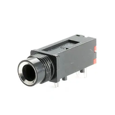DHL/EMS 50*5 шт. 1/4 inchesAudio МОНО Женский Монтажа в Панель Микрофон Выходные РАЗЪЕМЫ