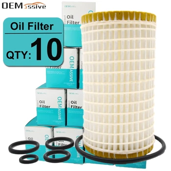 

Set Of 10, 0001802609 Oil Filter For Chrysler Mercedes-Benz C CL CLK CLS E G GL GLK ML R S SL SLK C208 R170 S210 W202 0001803109