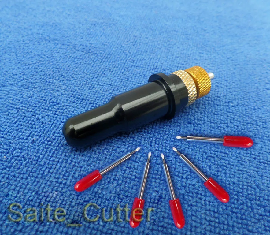 

5 Pcs 45 Degree Roland Vinyl Cutting Plotter Blade +1 pc Black Roland Cutting Plotter Blade Best Value