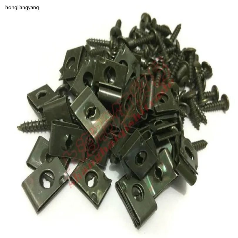 

car Motorcycle scooter frame Tapping screw Clip Plastic fixed screw free shipping