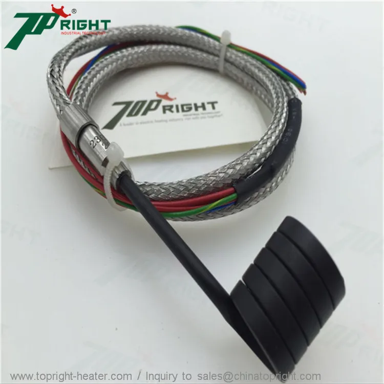 12.2x26mm 230v200w J thermocouple metal braided 5