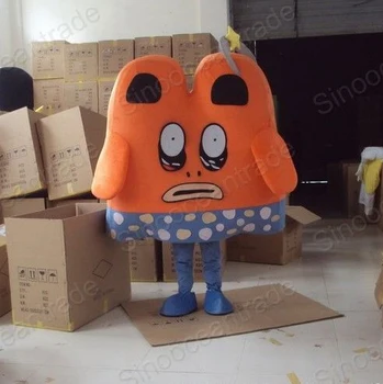 

Ghost Cartoon Adult Size Mascot Costume Fancy Dress Animal Mascot Costume for Halloween party event