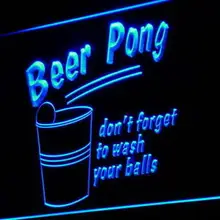 I940 бирпонг бар Pub клубный Декор неоновый свет знак включения/выключения 20+ цвета 5 размеров