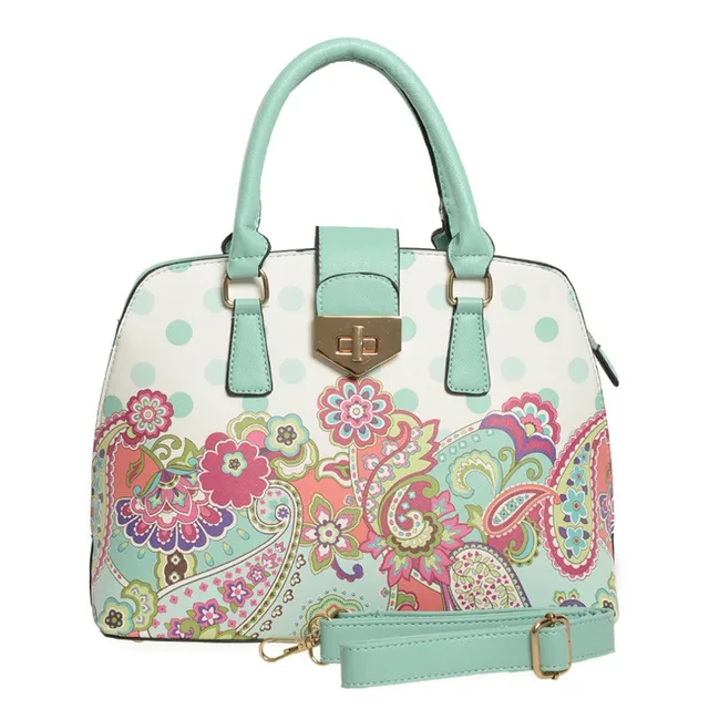 International 2017 Brand Luxury Handbags Women Bags Top Quality Floral
