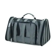 Перевозки собак, кошек, для улицы, дышащие, дорожная сумка для собак, сумка в виде кота нейлон полосатая цветная Портативный Сумочка легко носить сумка для домашних животных