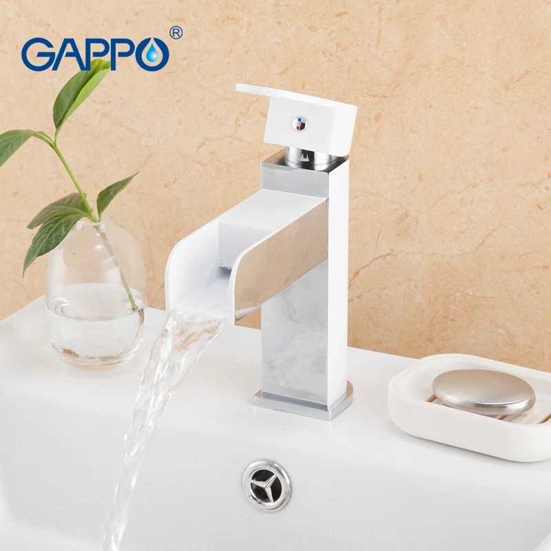 Gappo смеситель для раковины с водопадом светодиодный светодиодной температурой