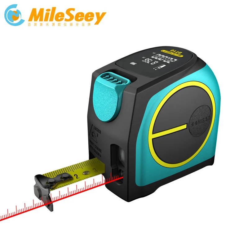 

Mileseey DT10 2-in-1 Laser Tape Measure Digital Laser Measure Laser Rangefinder With LCD Digital Display Magnetic Hook