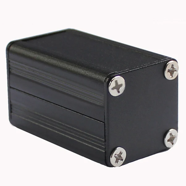 Алюминиевый шкаф для электрощитка PCB проект коробка 25X25X40 мм Электроника Сделай Сам корпуса