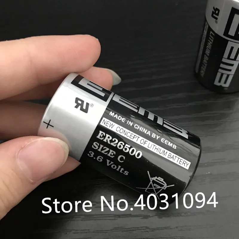 

2PCS Brand New EEMB ER26500 3.6V 9000mAh C type PLC control lithium battery