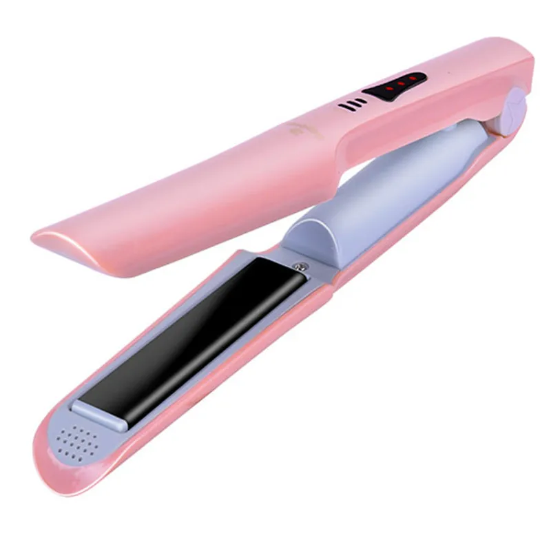 

2in1 3D Hair Straightener Curlers Styling Temperature Anion Control Flat Iron Digital 50 Seconds Quickly Heats Up Curling Irons