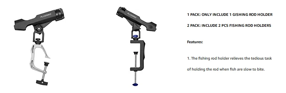 PLUSINNO рыболовные лодочные удилища держатель с большим зажимом вращающийся на 360 градусов спиннинг удочка фиксированный держатель лодка забор Набор для крепления