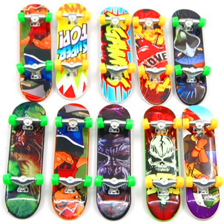 1 pcs New cartoon Anime Professional Finger Skateboard zinc alloy