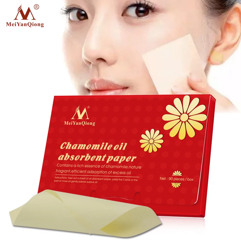 

Chamomile Oil Absorbent Paper Fragrant Contains Natural Wood Pulp Rich Essence of Chamomile Efficient Adsorption of Excess Oil