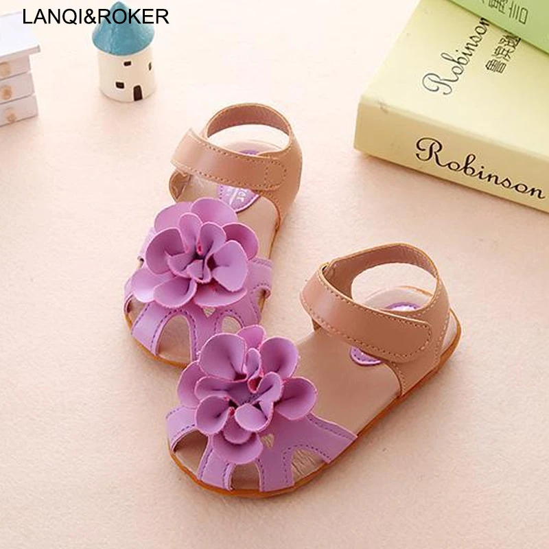 Cute Children Sandals New Arrival Kids Girls Princess Sandals Antislip Floral Girl Toddler Shoes
