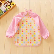 Детские нагрудники для детей, для новорожденных, с длинными рукавами, водонепроницаемый нагрудник для кормления девочек и мальчиков, модный детский фартук, одежда для детей, CN