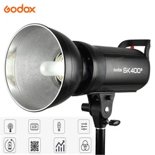 Godox SK400II Professional 400Ws Studio Flash Light Lamp Built-in GN65 2.4G Wireless X System Fire by Godox X1 XT32 XT16 Trigger godox gemini gt400 professional slr studio flash professional