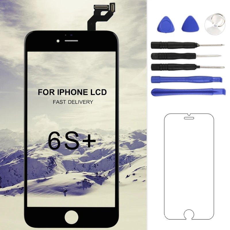 ЖК-экран класса AAA для iPhone 6S Plus 5 дюйма сенсорный экран дигитайзер дисплей в сборе