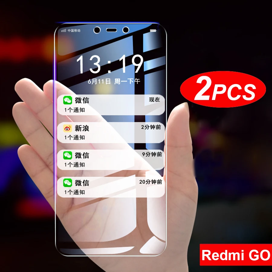 Защитное стекло закаленное для Xiaomi Redmi GO 6A 7A Note 8 Pro 2 шт.|Защитные стёкла и плёнки| |