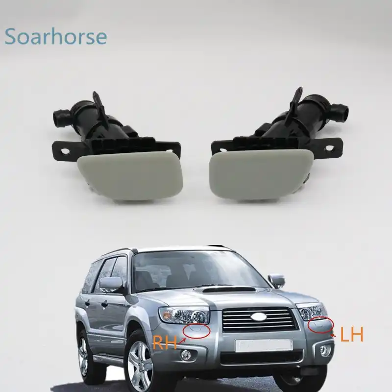 For Subaru Forester 2005 2006 2007 2008 Car Headlight Washer Spray Nozzle Assy Headlamp Water Jet Nozzle With Cover Cap Bumpers Aliexpress