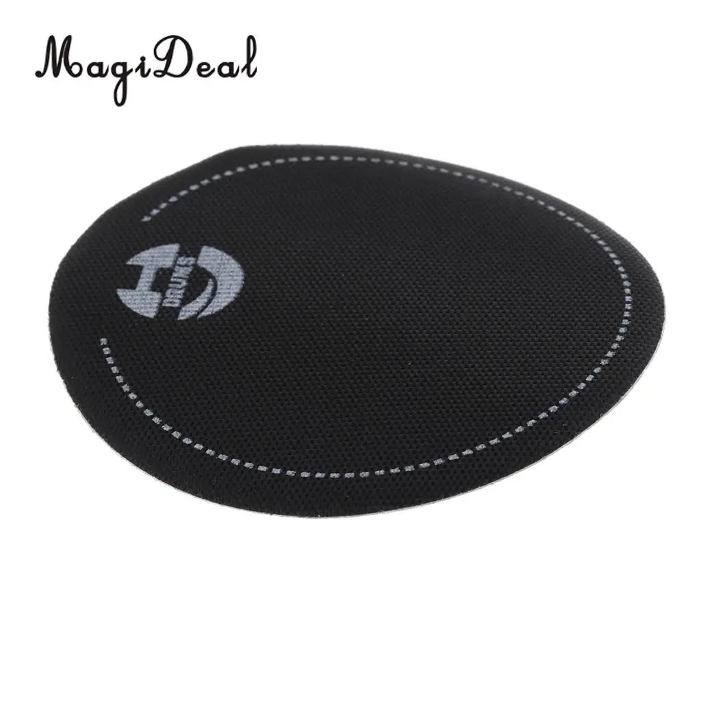 1Pcs PETG Single Step Bass Drum Patch Drumhead Protector For Percussion Musical Instrument Parts Accessories Black White