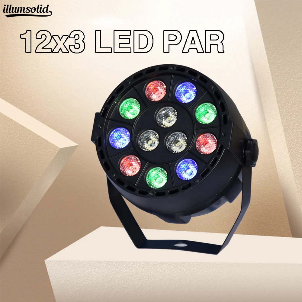 Мини par led 12x3 Вт rgbw dmx512 светодиодный сценический светильник, светильник для дома, светильник для дискотеки, сценический светильник, оборудование