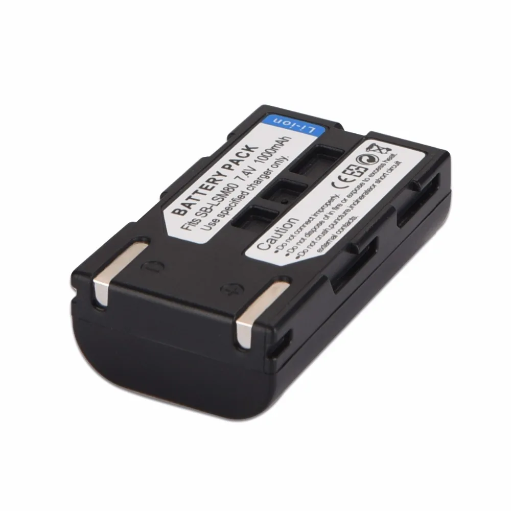 

New 1000mAh SB-LSM80 Repalcement Digital Camera Battery For Samsung VP-DC161 VP-DC163 VP-DC165WB VP-DC565WBi VP-DC563i SC-D351