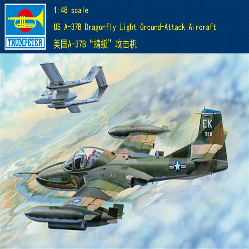 Trumpeter 1 48 Us A 37b Dragonfly Light Ground Attack Aircraft Airplane Plane Assemble Model Toy For Collection Diecasts Toy Vehicles Aliexpress