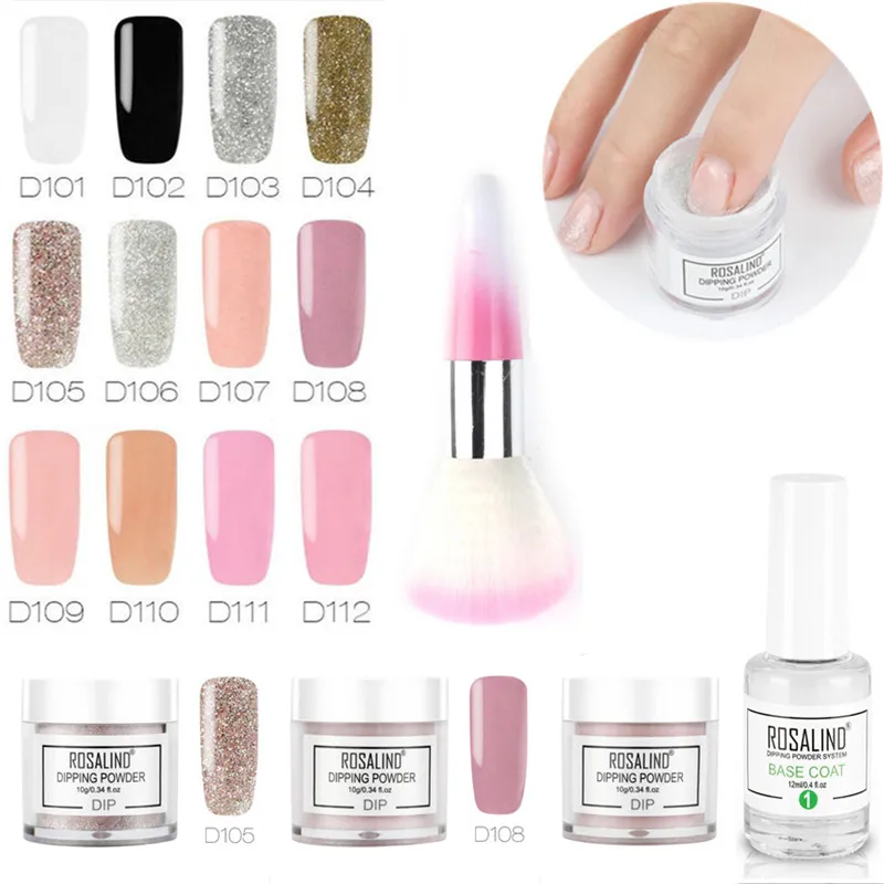 

12pcs Dipping System Kits Nail Art Dip Powder Dip Base Activator Liquid Gel Nail Color Natural Dry Without Lamp Cure Manicure