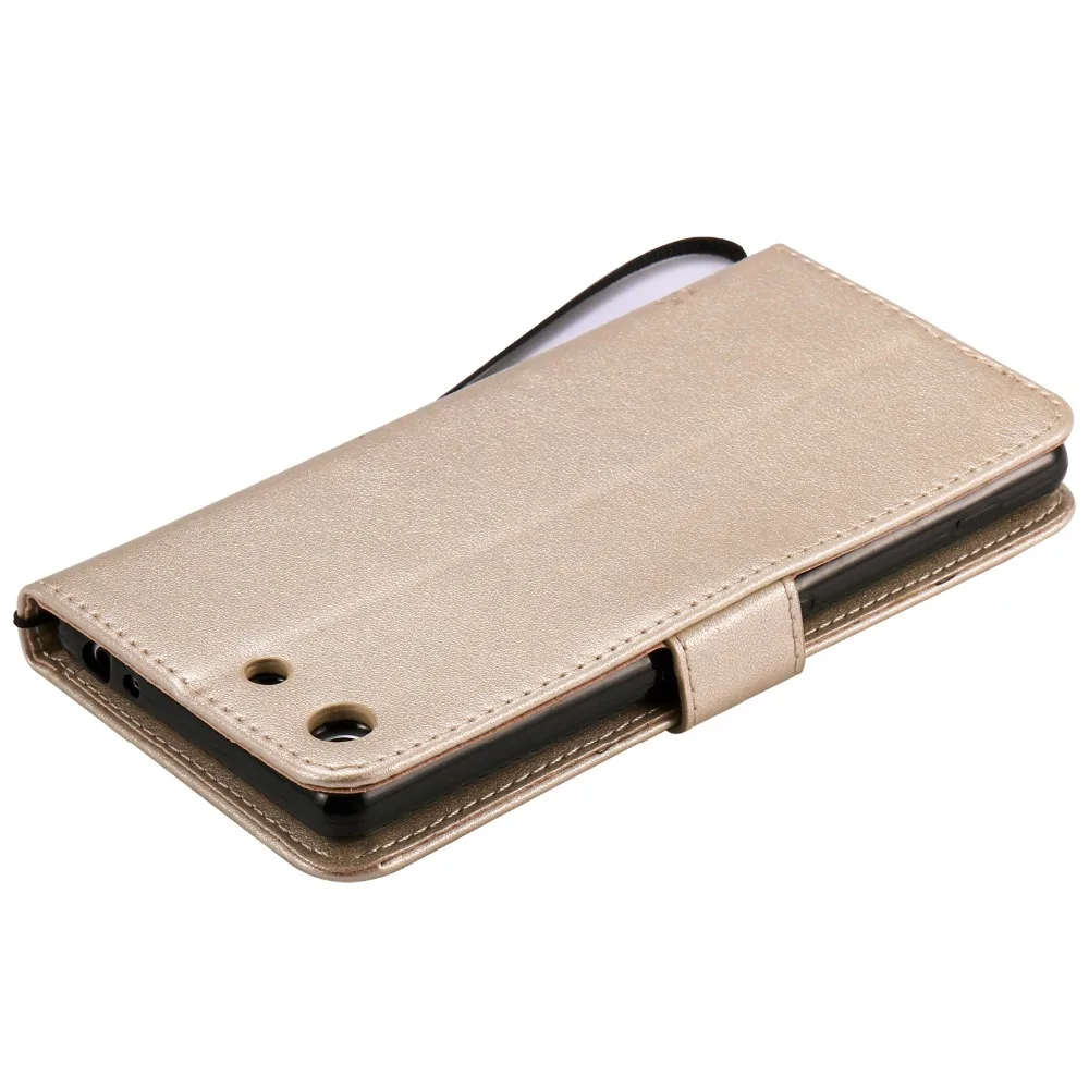 Кожаный чехол бумажник для Sony Xperia M5 Dual E5603 E5606 E5653|case cover|covers for sony xperialeather phone case |