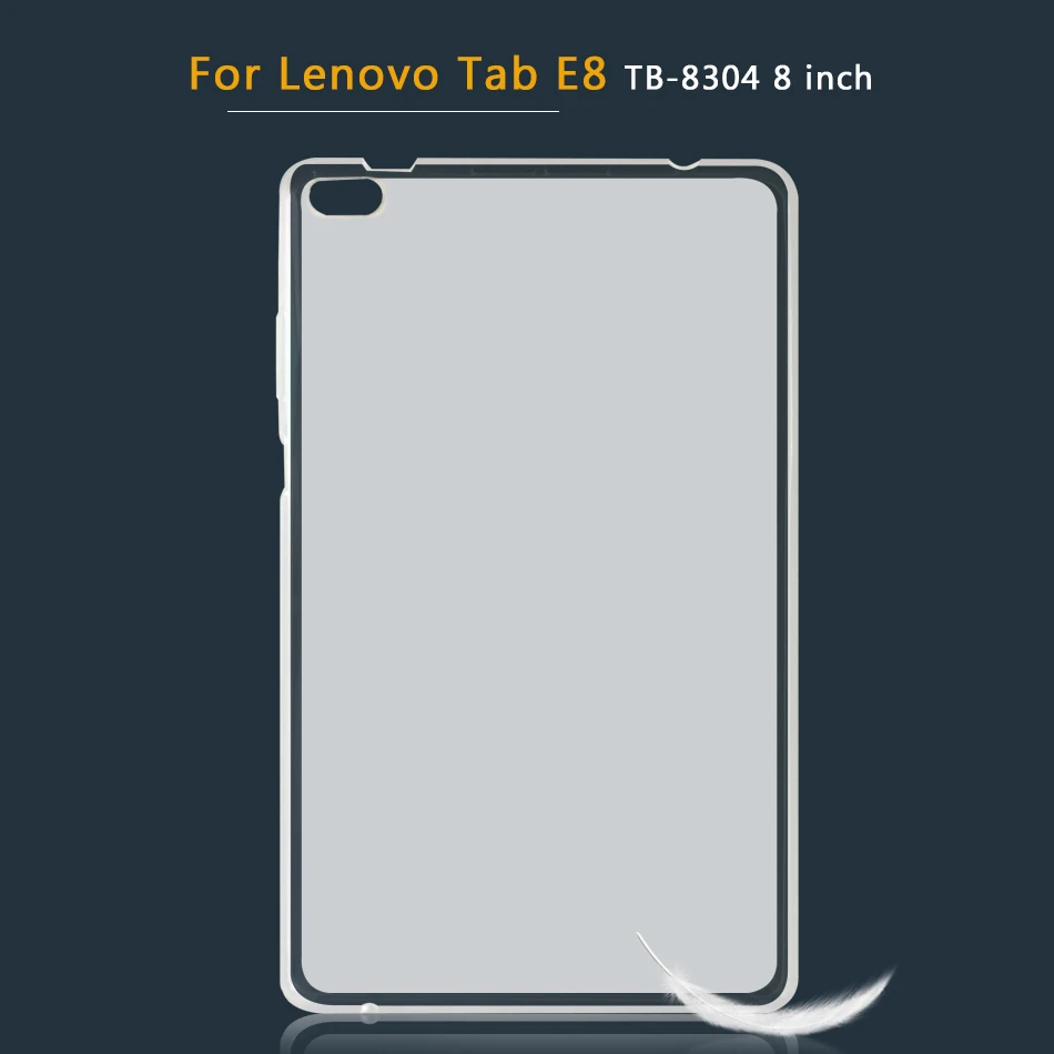 Планшетный чехол для lenovo TAB 4 Tab4 10 10 плюс TB-8704N TB-8704F/TAB 4, 8, 8 Plus, TB-8504F мягкий чехол из ТПУ с узором для Tab E7 E8 E10 M10 P10 - Цвет: E8