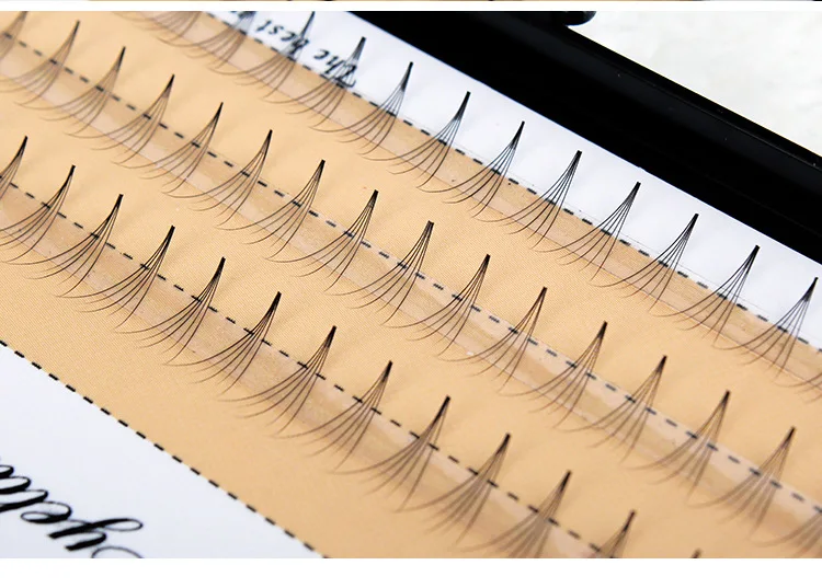 5D Мода 60 шт профессиональный макияж индивидуальный кластер ресницы прививка поддельные накладные для ресниц