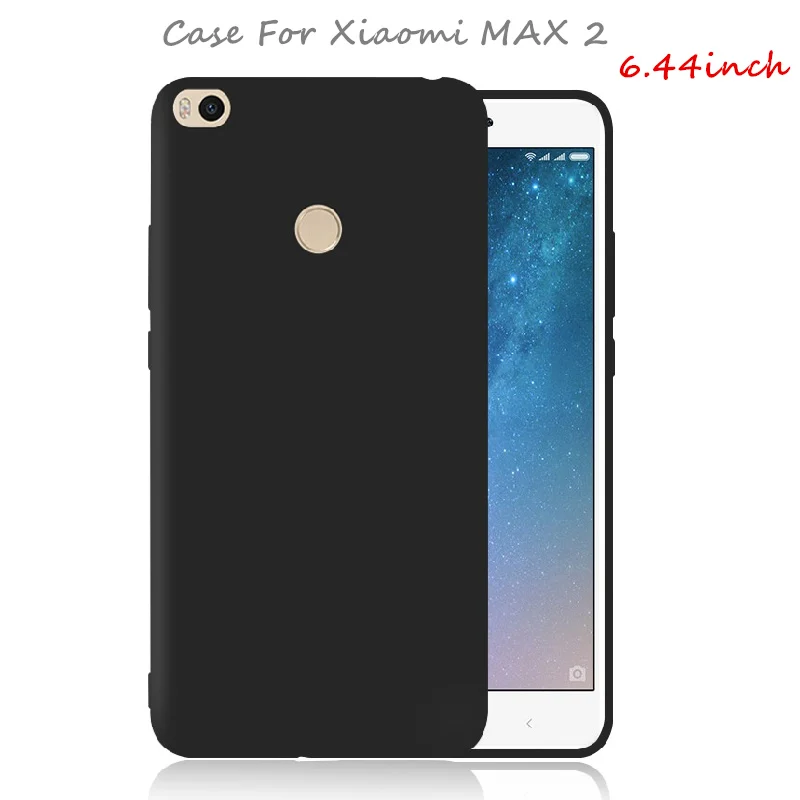 

Case For Xiaomi MAX 2 4GB Silicone color Matte soft shell Cover MAX2 Global Edition 6.44inch Snapdragon625