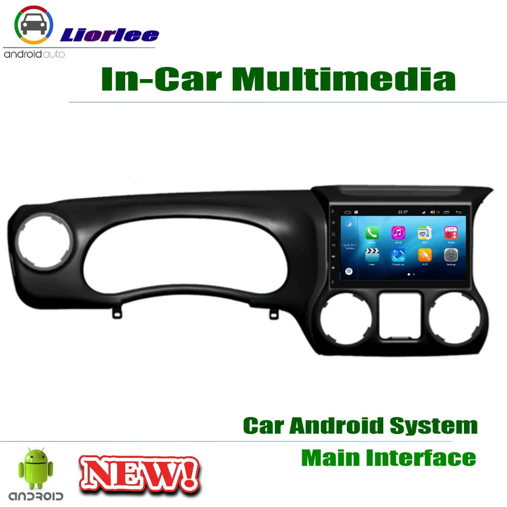 Sale 10.1" HD 1080P IPS LCD Screen Android 8 Core For Jeep Wrangler 2011~2018 Car Radio BT 3G/4G WIFI AUX USB GPS Navi Multimedia 1