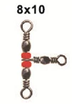

4000pcs Cheap Barrel triple swivels style C 14*16