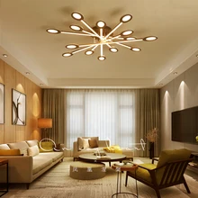 New design Brown/White Modern Led Ceiling Lights For Living Room Bedroom Plafon Inddor Ceiling Lamp Home Lighting Fixtures acrylic modern led ceiling lights for living room bedroom plafon led home lighting ceiling lamp home lighting fixtures