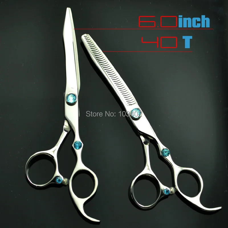 

1 X 100% Hand Made Professional 6.0" COBALT Hair Scissors Set, Special Design Pro Hair Solon Shear Set