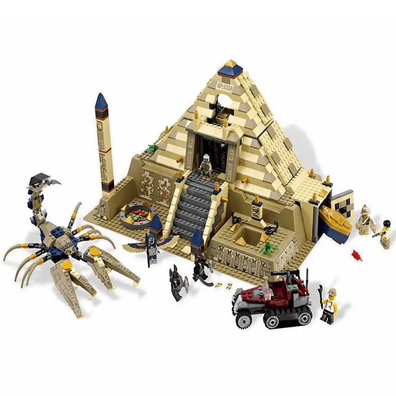 Egyptian Pharaoh Series The Scorpion Pyramid Building Blocks Toys for Children Desert Compatible