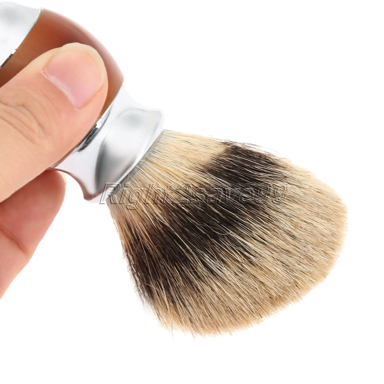 Высокое качество из Натурального Волоса барсука кисточки для бритья ручкой смолы Парикмахерская Для мужчин лицо, борода кисточки Pincel приспособление для бритья Красота инструмент