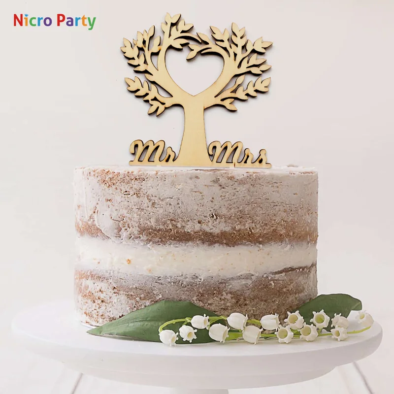 

Nicro Wedding Cake Topper Bride Groom Mr Mrs Wedding Decorations Acrylic Black Mariage Party Supplies Adult Favors #CDS18