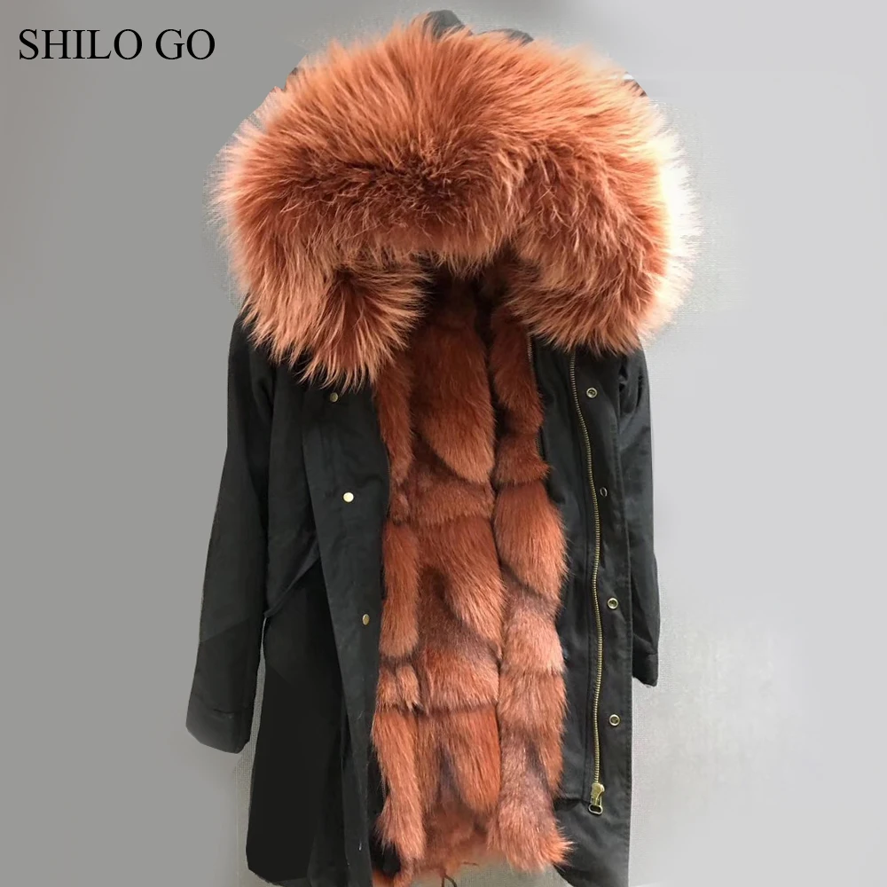 Шуба SHILO GO 5XL мужская зимняя модная светло коричневая с капюшоном из натурального