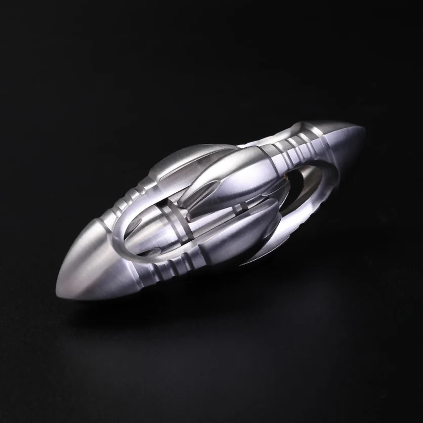 

Creative Personality Metal Fidget Double Push Push Egg Stainless Steel EDC Boredom Decompression Carry Toys Fingertip gyro s3