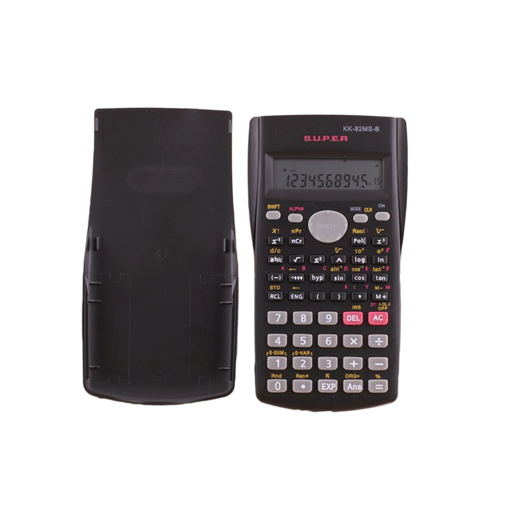 

Handheld Multi-function 2 Line Display Scientific Calculator 82MS-B Portable Multifunctional Calculator for Mathematic