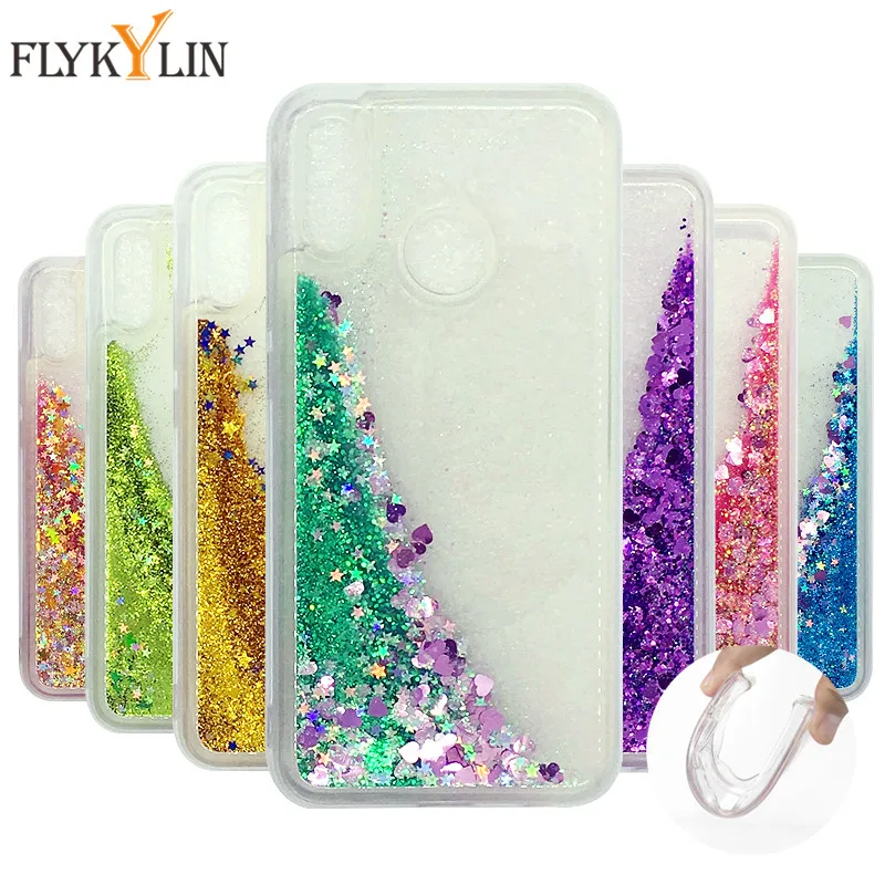 

Silicone cover For case Huawei P20 Pro case For Coque Huawei P20 / P20 Lite Phone cases Dynamic Glitter Liquid Soft TPU case