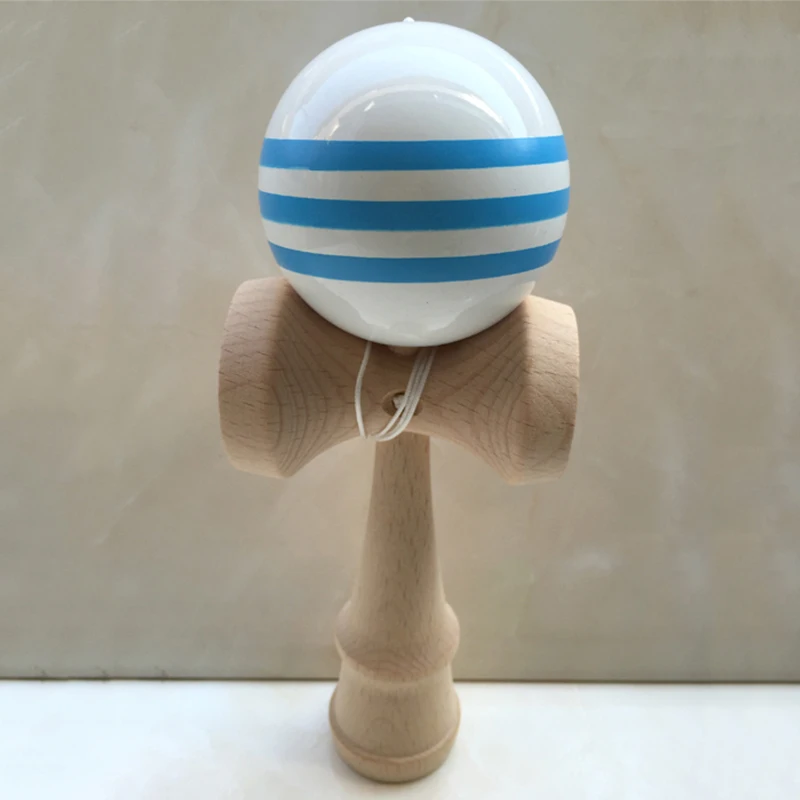 Привлекательный шар Kendama 18 см PU paint умелый шар для жонглирования Игрушки японские традиционные игрушки для снятия стресса деревянные игрушки случайный цвет