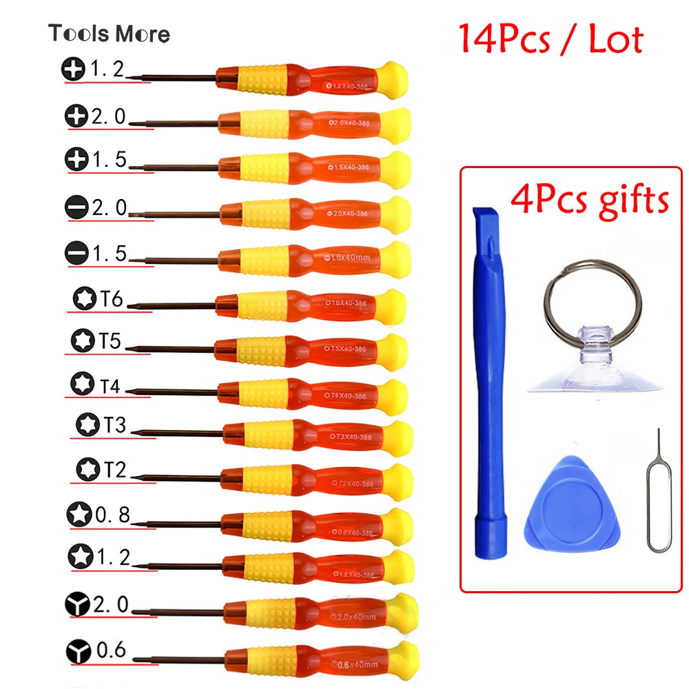 

Y-Type Y0.6 Y2.0 Five-star 0.8 1.2 Phillips Slotted Torx Precision Screwdriver for iPhone 4S 5S 6S 7 Phone PC Repair Tool