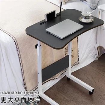 

70*48CM Height-Adjustable Lazy Bedside Table Fashion Movable Notebook Table Multipurpose Modern Laptop Table Study Learning Desk