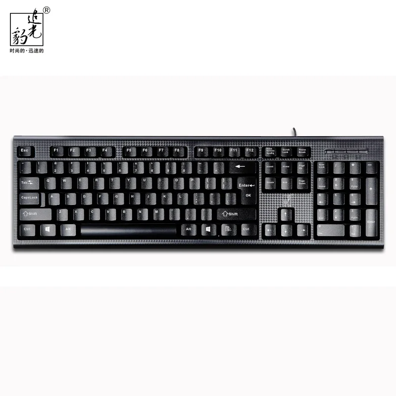 Проводная клавиатура ZGB Q9 1 шт. для дома и офиса PS/2 USB интерфейс на выбор|office